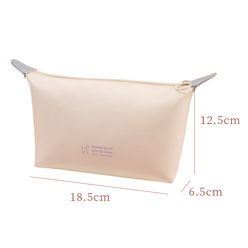 Dumpling Simple Fashion Storage Solid Color Large Capacity Cosmetic Bags
