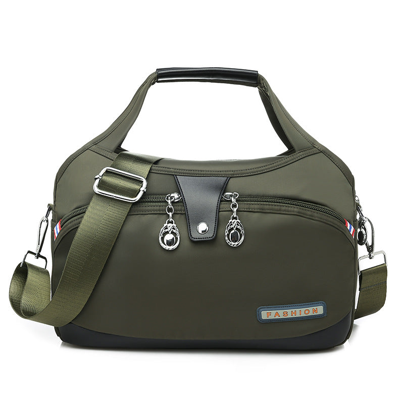 Women's And Lightweight Oxford Cloth Korean Style Large Capacity Waterproof Shopping Shoulder Bags