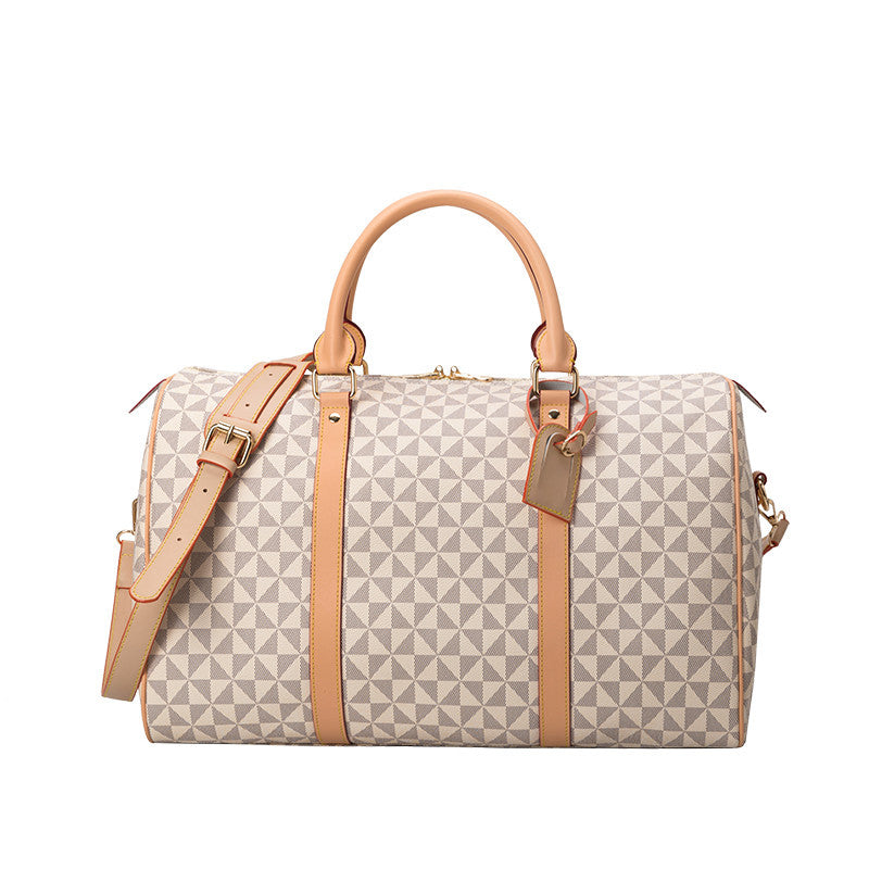 Women's Short-distance Portable Large Capacity Business Printing Boston Travel Bags