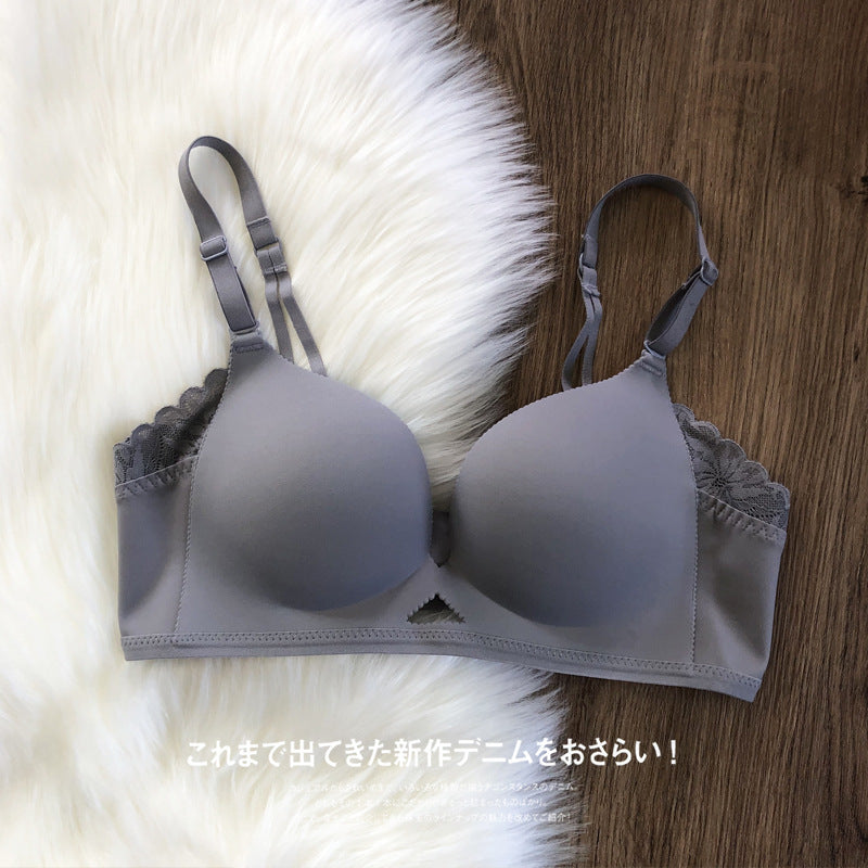 Small Chest Push-up Thin Underwear Female Everyday Bras