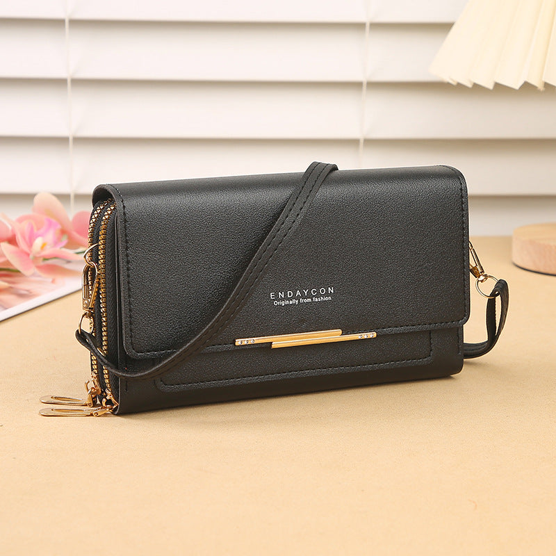 Women's Fashion Large Capacity Mid-length Clutch Ladies Wallet