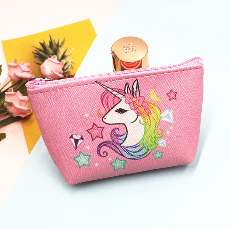 Women's & Children's & Cute Cartoon Unicorn Earphone Bags