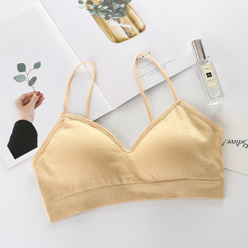 School No Steel Ring Bottoming Camisole Tanks Camis