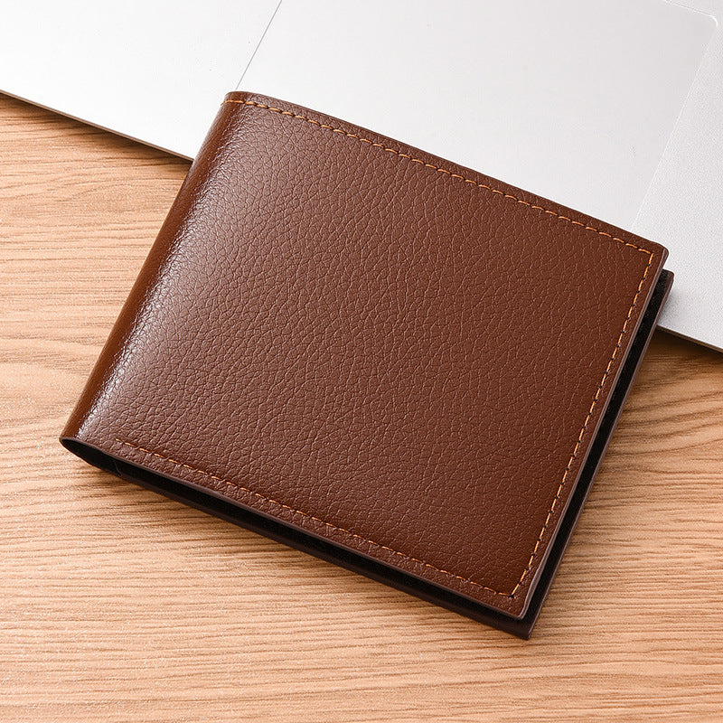 Women's & Men's Two-fold Short Business Large Capacity Driving Men's Wallet