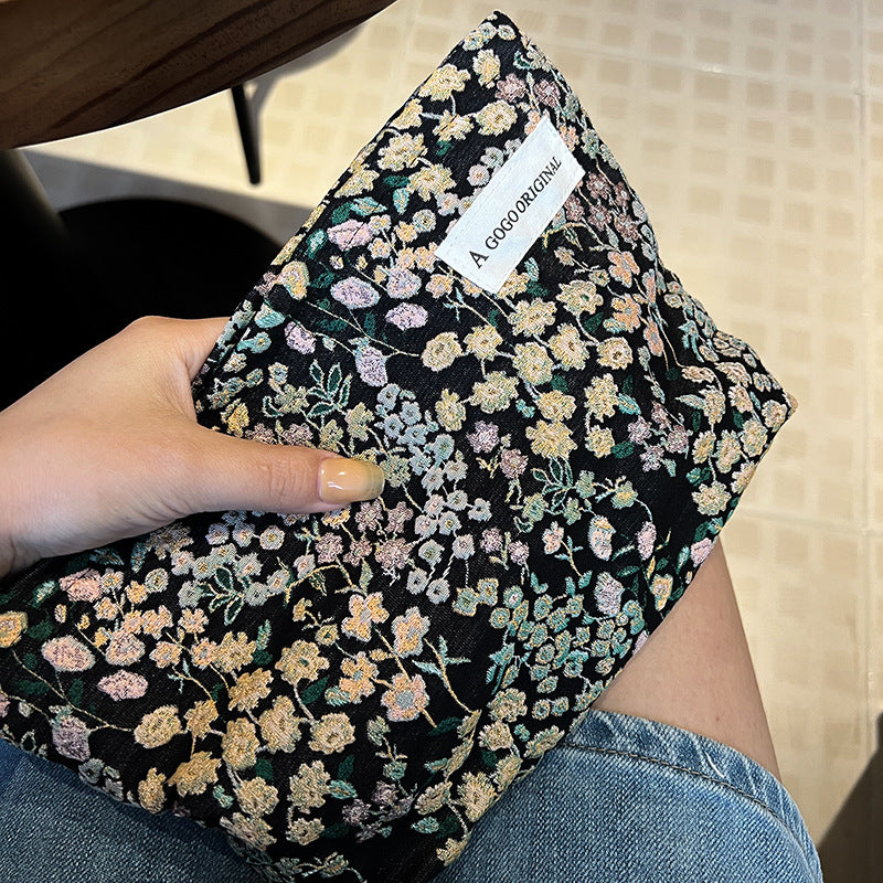 Fresh Black Shivering Portable Skin Care Buggy Cosmetic Bags