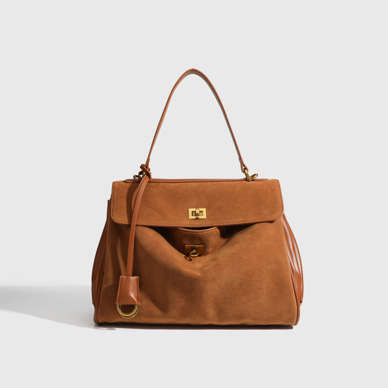 Women's Leather Tactile Feel Large Capacity Totes High-grade Underarm Bags