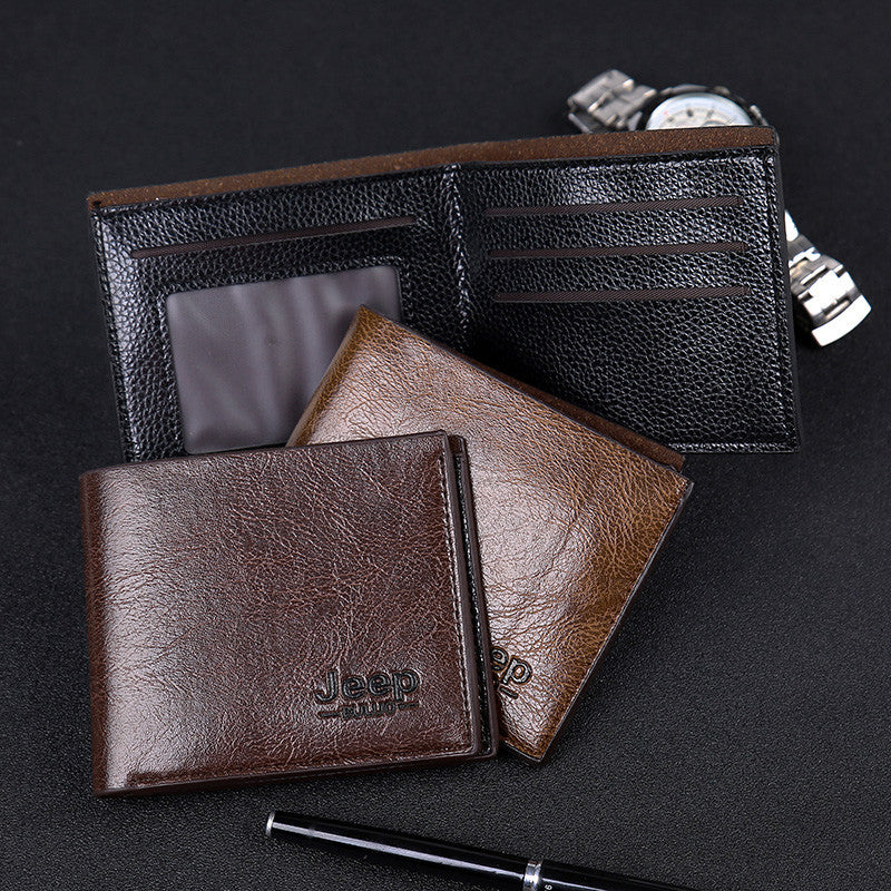 Men's Business Leisure Short Green Gift Men's Wallets