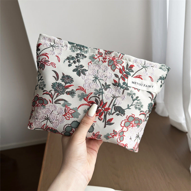 Women's Floral Storage Air Cushion Large Liner Coin Purses