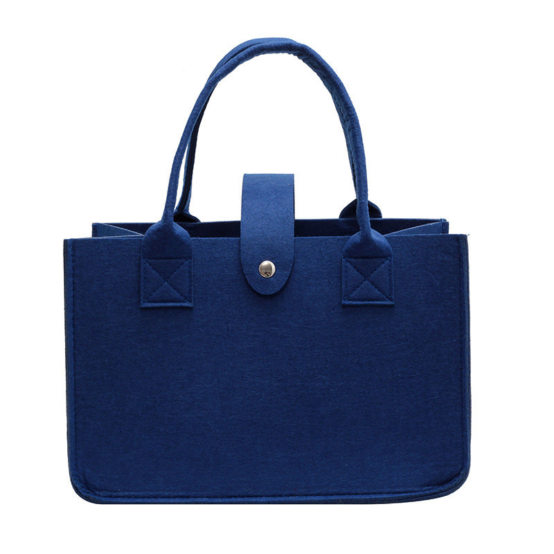 Clean Portable Felt Wedding Gift Commuting Handbags