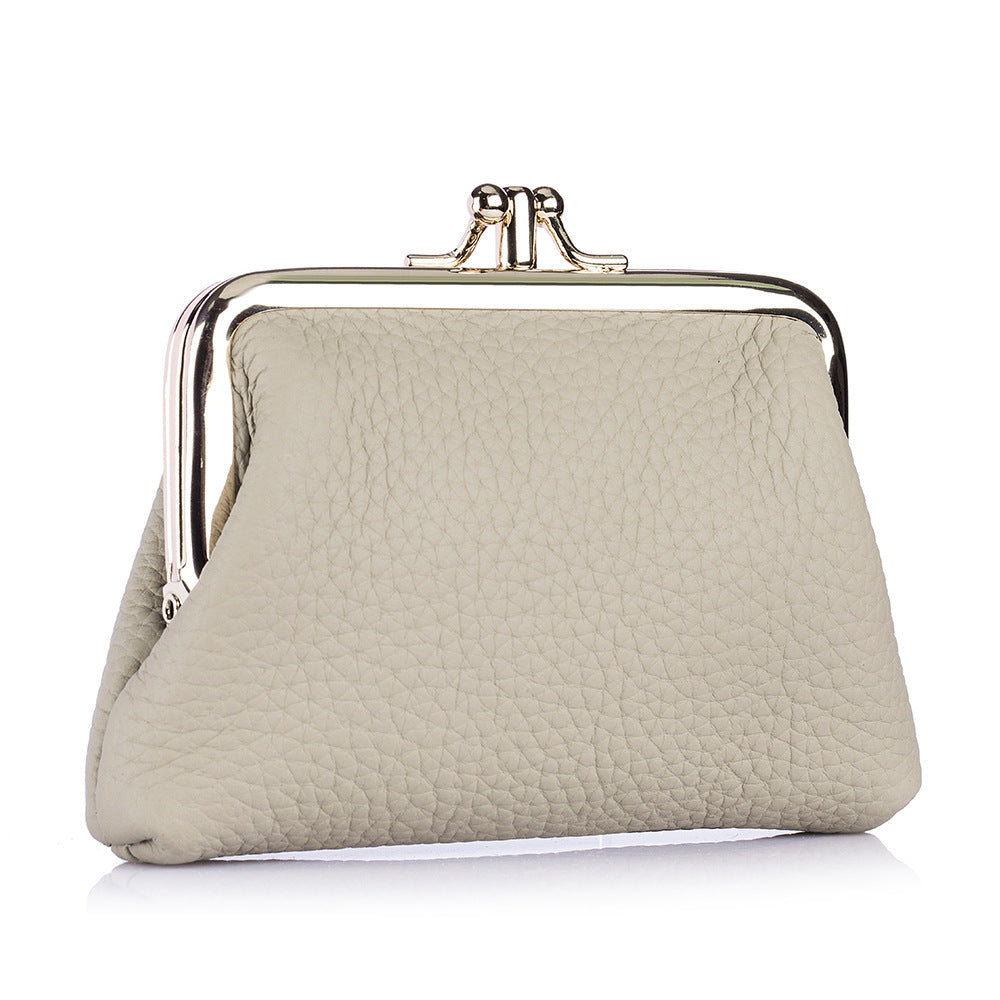 Cool Mini First Layer Cowhide Storage Coin Purses