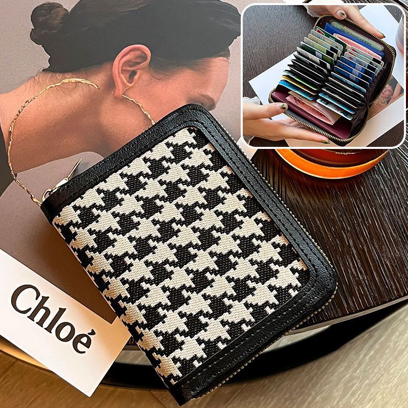 Women's Capacity Passport License Multiple Slots High-grade Card Holder