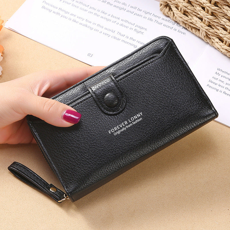 Women's Strap Clutch Fashion Korean Style Long Ladies Wallet