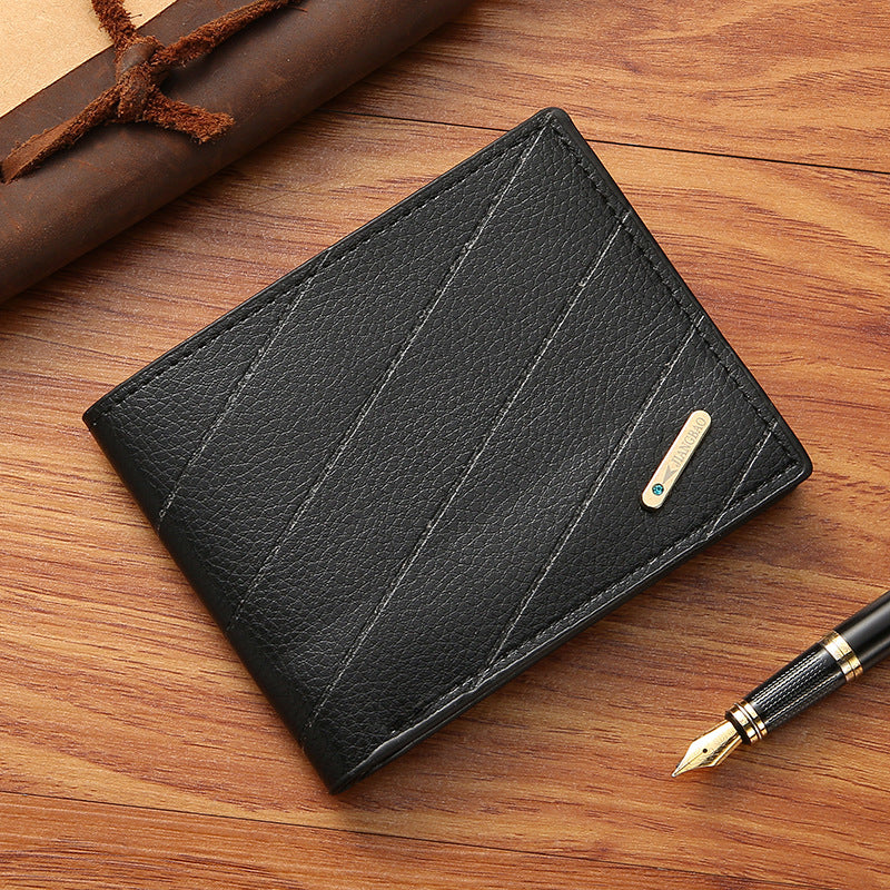 Men's Short Multiple Slots Fashion Leisure Male Youth Men's Wallets