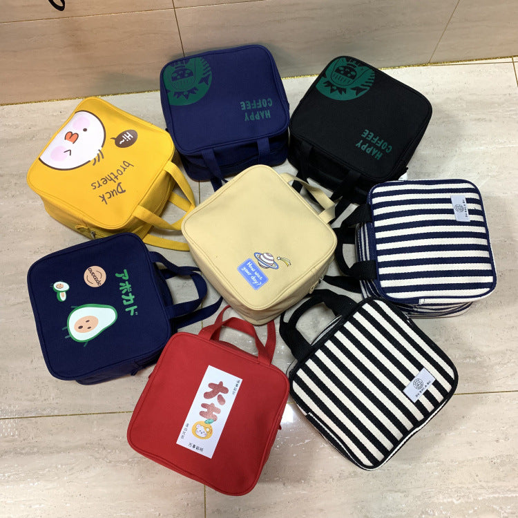 Style Cute Large Capacity Lunch Box Handbags