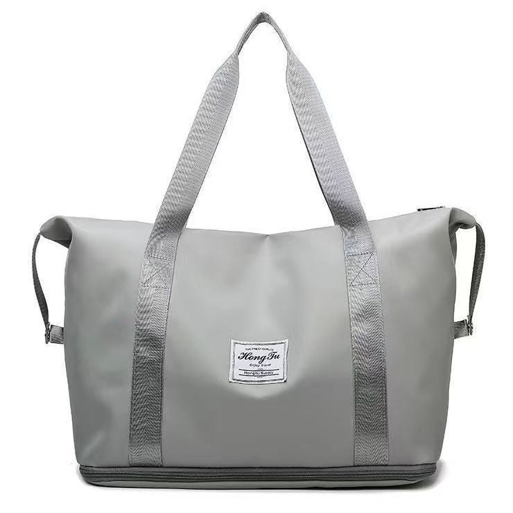 Women's Large Dry Wet Separation Extended Layer Korean Travel Bags