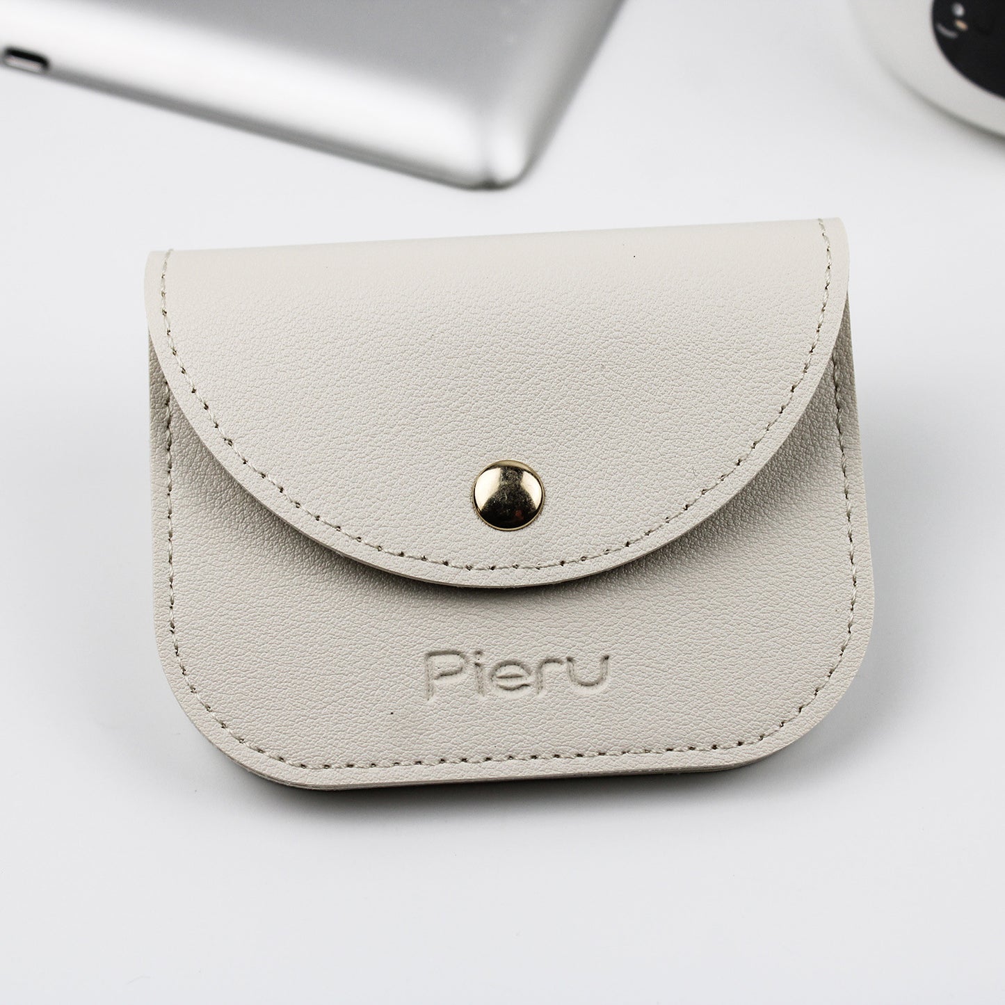 Women's Korean Style Simple Fresh Leather Envelope Card Holder