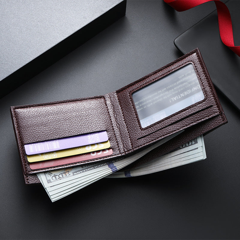 Classy Men's Leather Short Fashion Male Men's Wallets