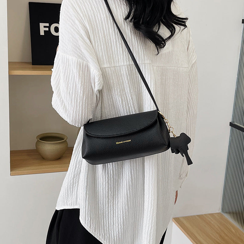 Women's Soft Leather Spring Simple Western Style Shoulder Bags
