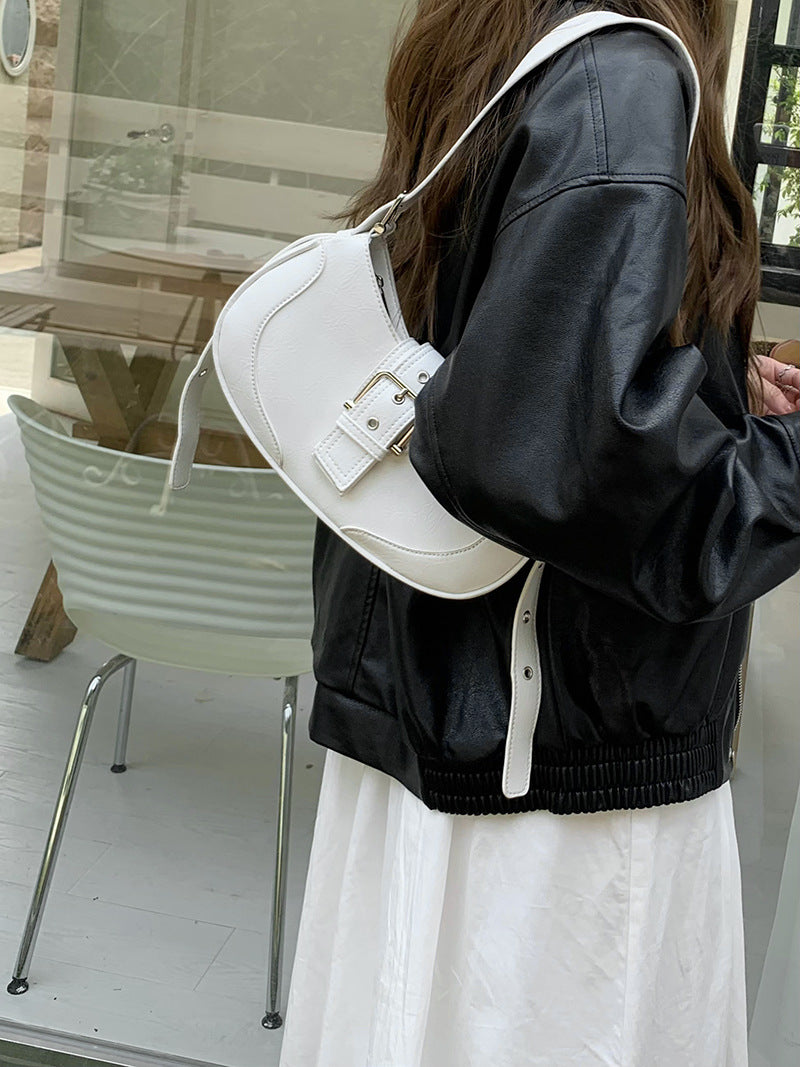 Women's Summer Retro Spicy Underarm Minority Textured Shoulder Bags