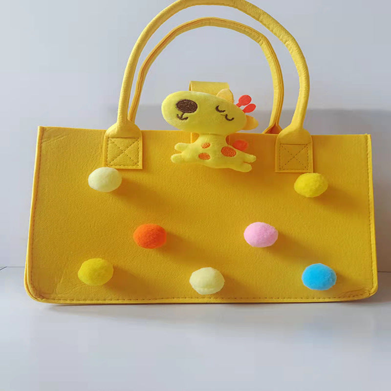 Women's Hand Large Capacity Open Fashion Felt Handbags