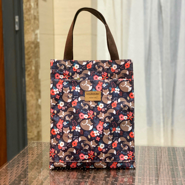Running Volume Korean Style Waterproof Lunch Box Portable Handbags