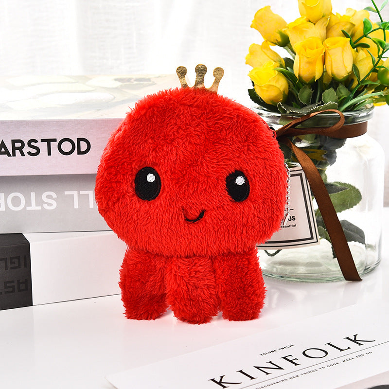 Korean Cute Octopus Cartoon Portable Mini Coin Purses