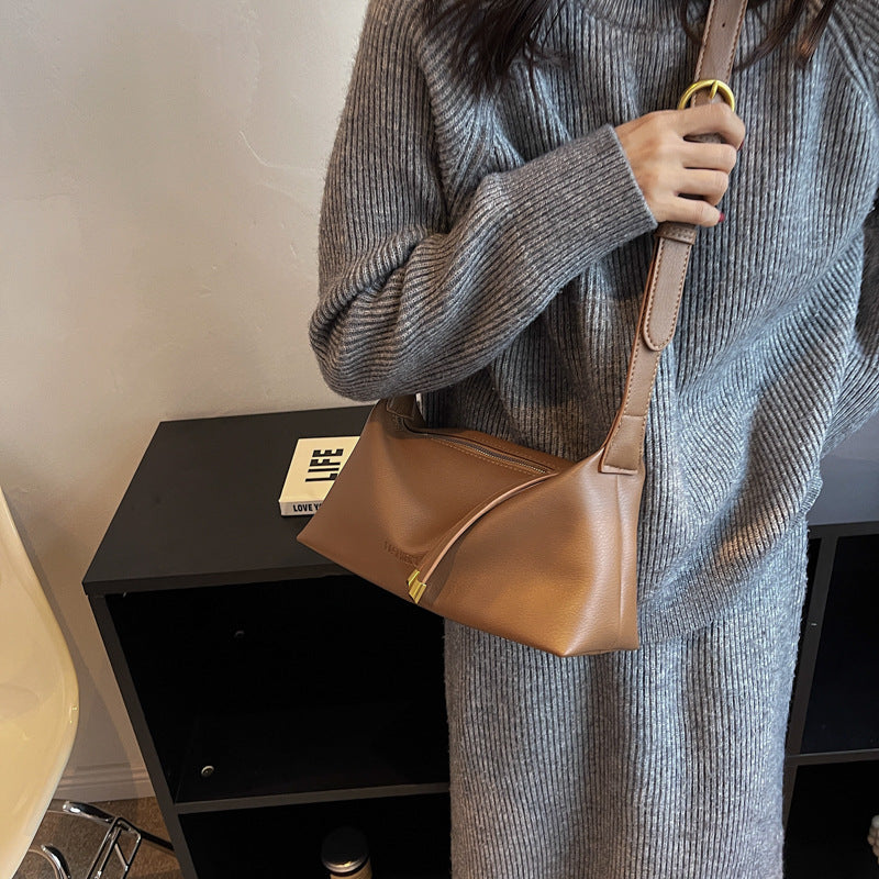 Women's Fashion Retro Dumpling Niche Texture Underarm Crossbody Bags