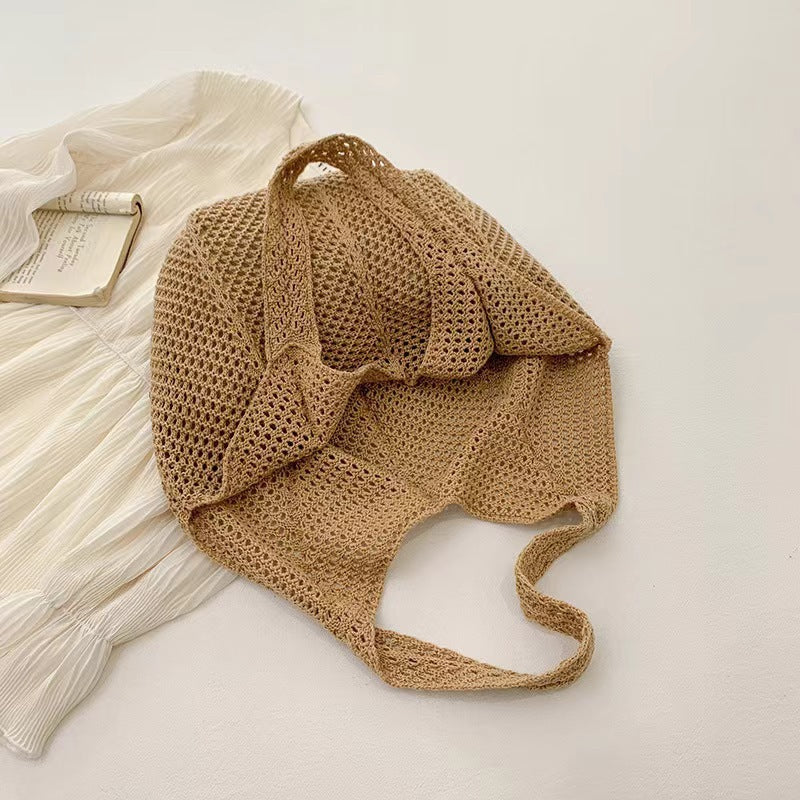 Summer Large Capacity Woven Underarm Female Seaside Leisure Bags