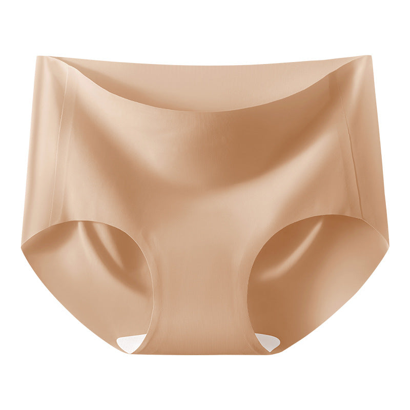 Women's Ice Silk Seamless Liquid Foundation Cotton Panties
