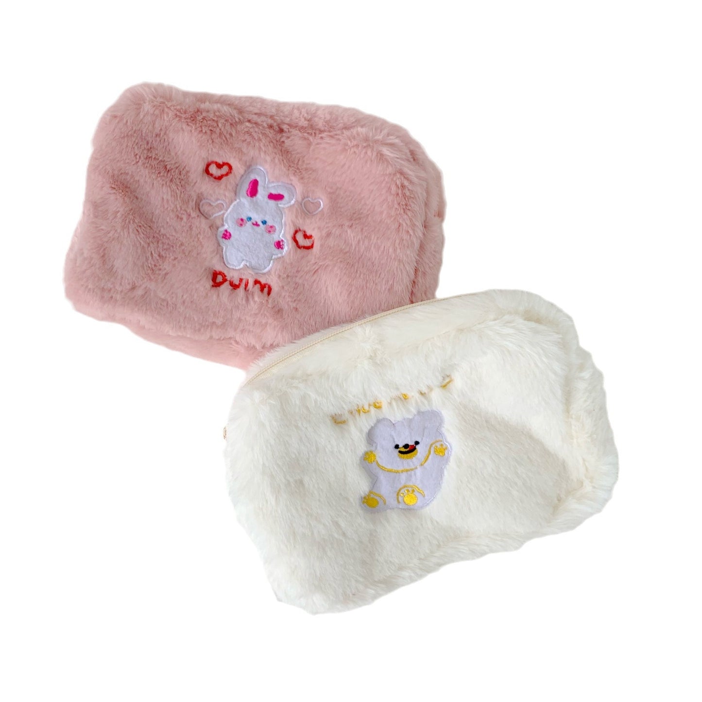 Plush Cute Bear Portable Storage Wash Cosmetic Bags
