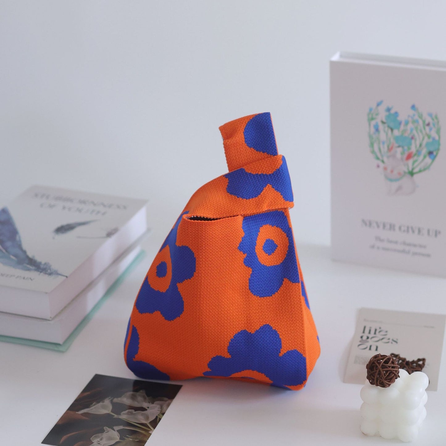 Unique Women's Knitted Woven Vest Simple Handbags