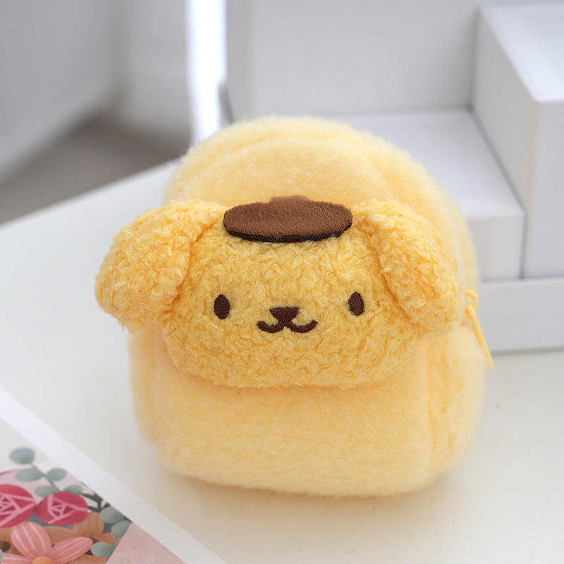 Fashion Long Wool Mini Pendant Chain Coin Purses