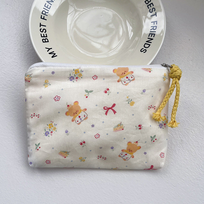 Korean Style Fresh Portable Mini Buggy Cosmetics Cosmetic Bags