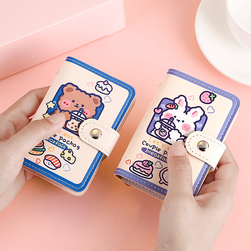 Cartoon Multiple Slots Large Capacity Creative Card Holder