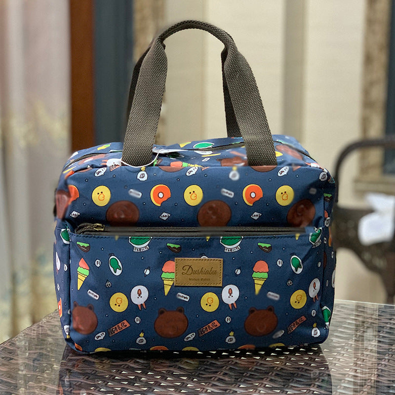 Korean Thick Waterproof Large Capacity Lunch Box Bags