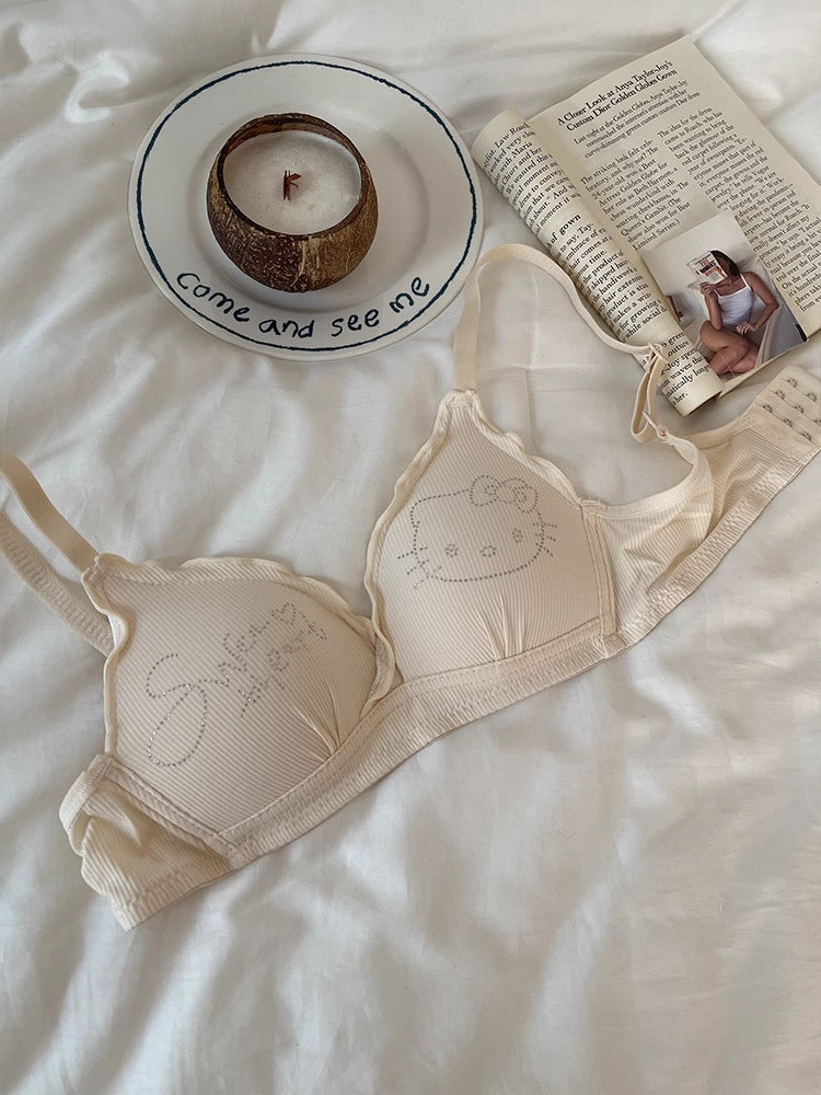 Underwear Female Comfortable Breathable Push Up Breast Holding Lingerie Sets