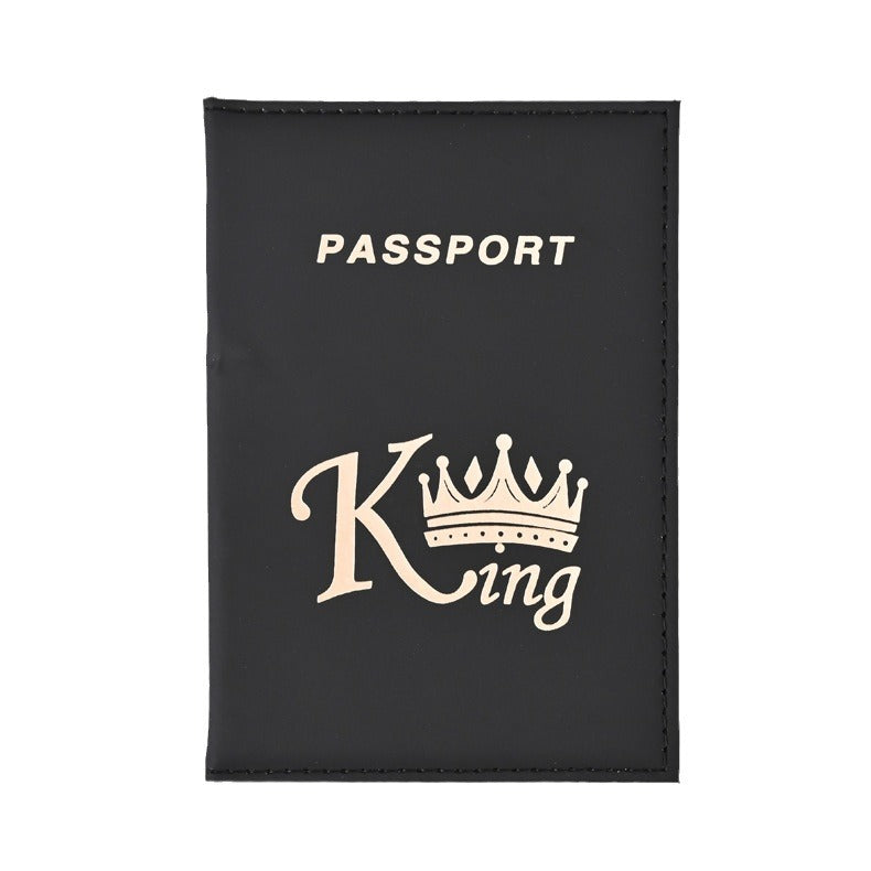 Plain Skin Feeling Passport Cover Ticket Card Holder