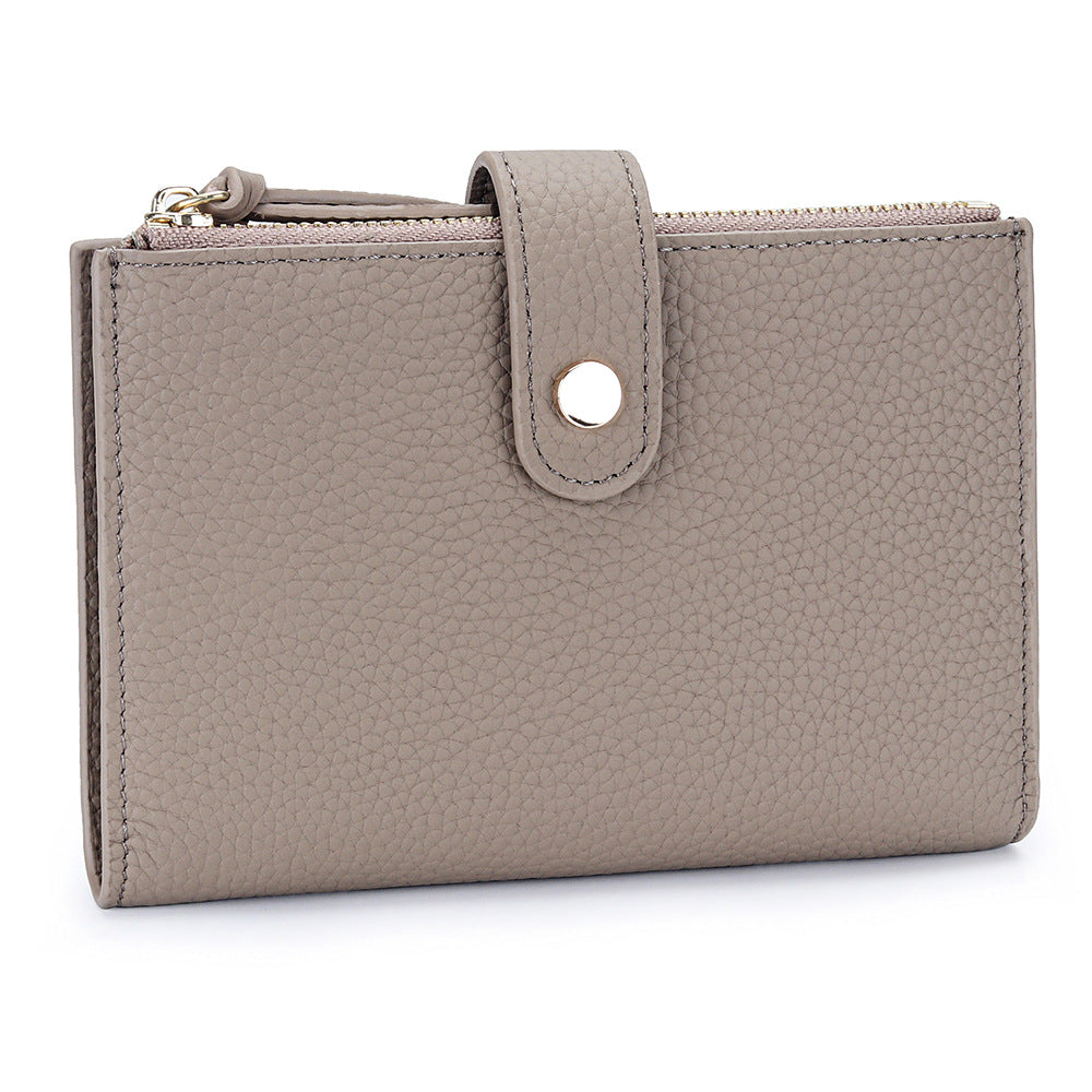 Women's Fashion Vertical Folding Large Capacity First Ladies Wallet