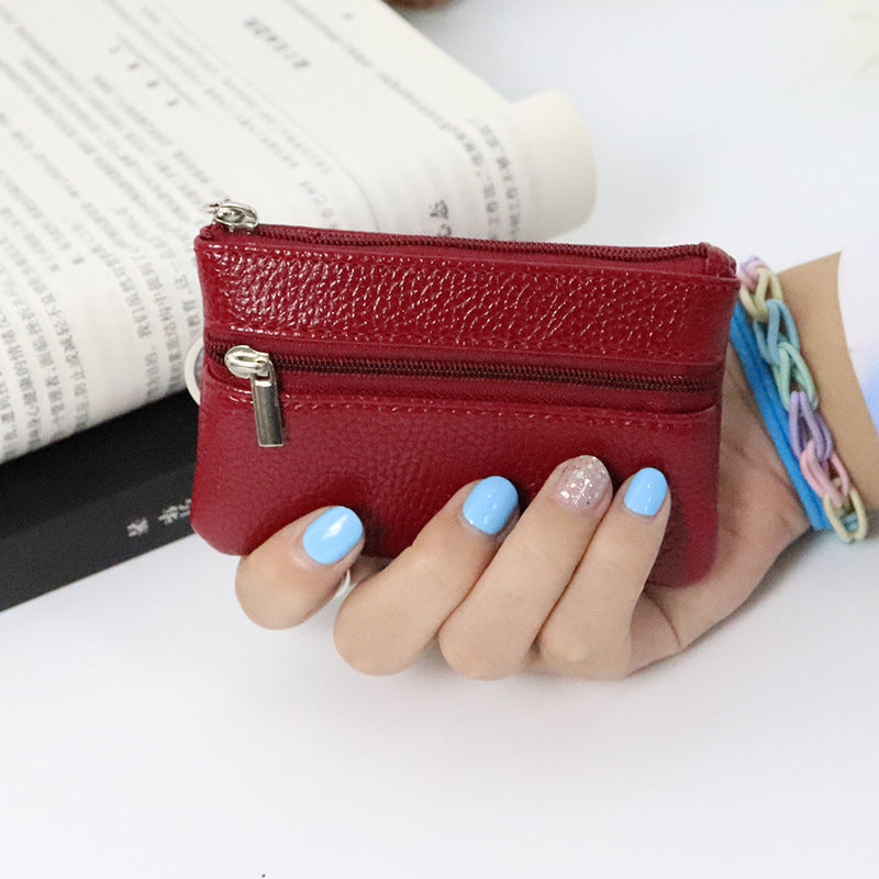 Women's Korean Mini Fashion Thin Short Coin Purses