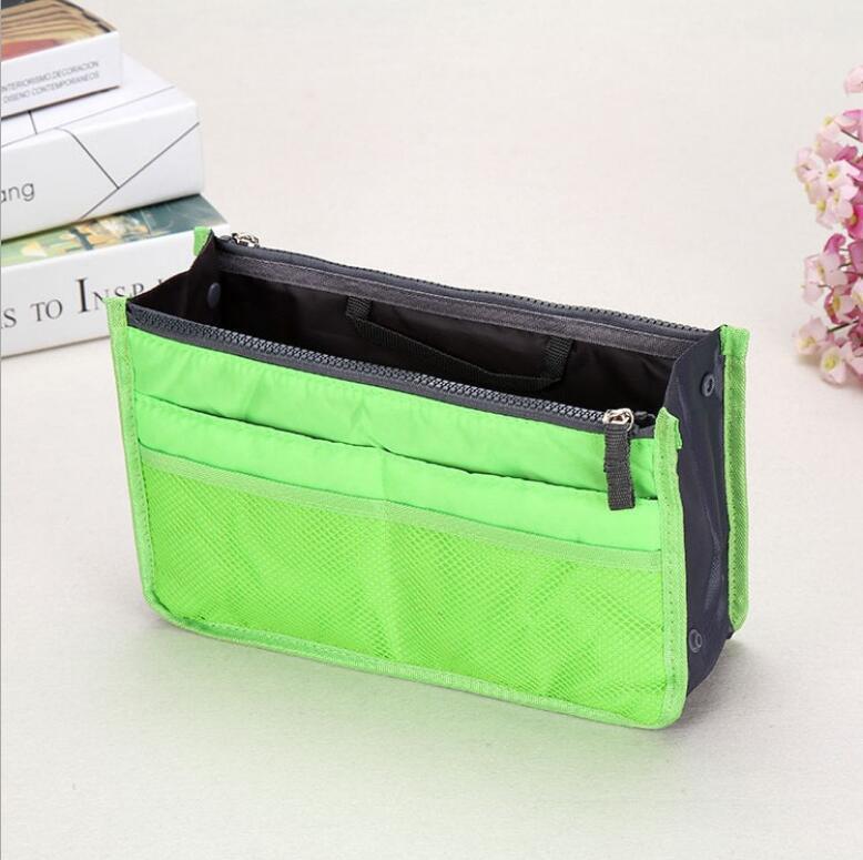 Medium Large Portable Double Zipper Wash Organizing Storage Makeup Bag