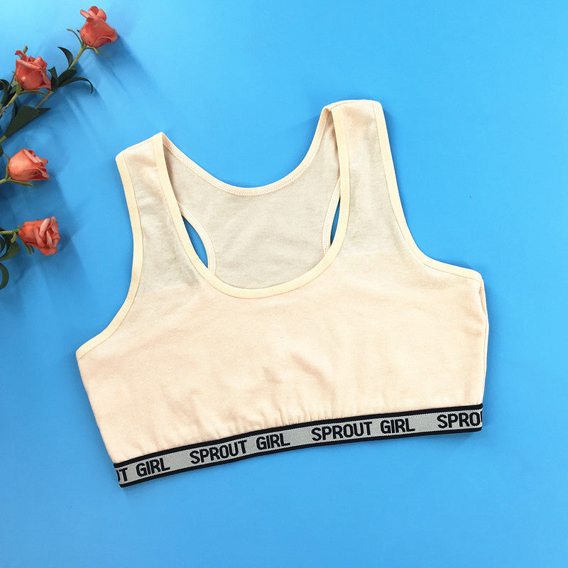 Side Work Back Fashion Teenage Puberty Underwear 2 Without Tanks Camis