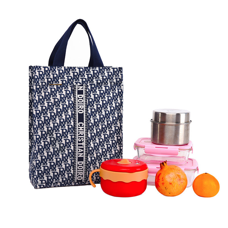 Style Lunch Box Family Meal Canvas Handbags