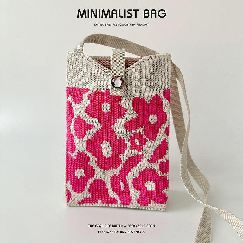 Women's Cute Black White Panda Mini Korean Purses