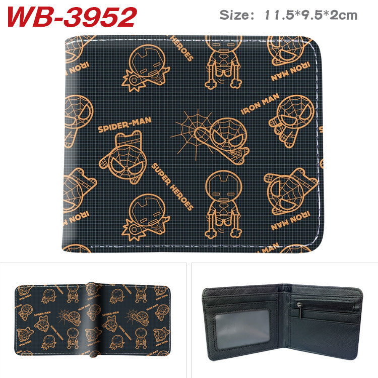 Women's & Men's & Series Super Hero Derivatives Cartoon Men's Wallets
