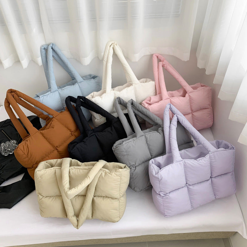 Women's Underarm Down Cotton Coat Large Capacity Women's Shoulder Bag
