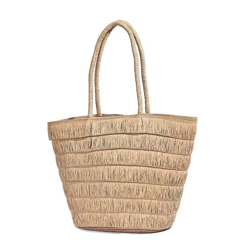 Women's Straw Woven Fashion Large Capacity Commuter Women's Shoulder Bag