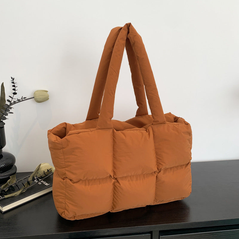 Women's Underarm Down Cotton Coat Large Capacity Women's Shoulder Bag