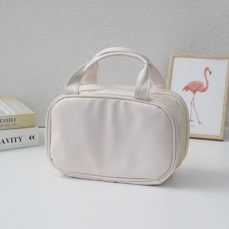 Large Capacity High Sense Simple Wash Multifunctional Portable Waterproof Makeup Bag
