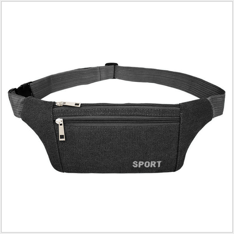 Men's Canvas Leisure Large Capacity Business Checkout Men's Waist Packs