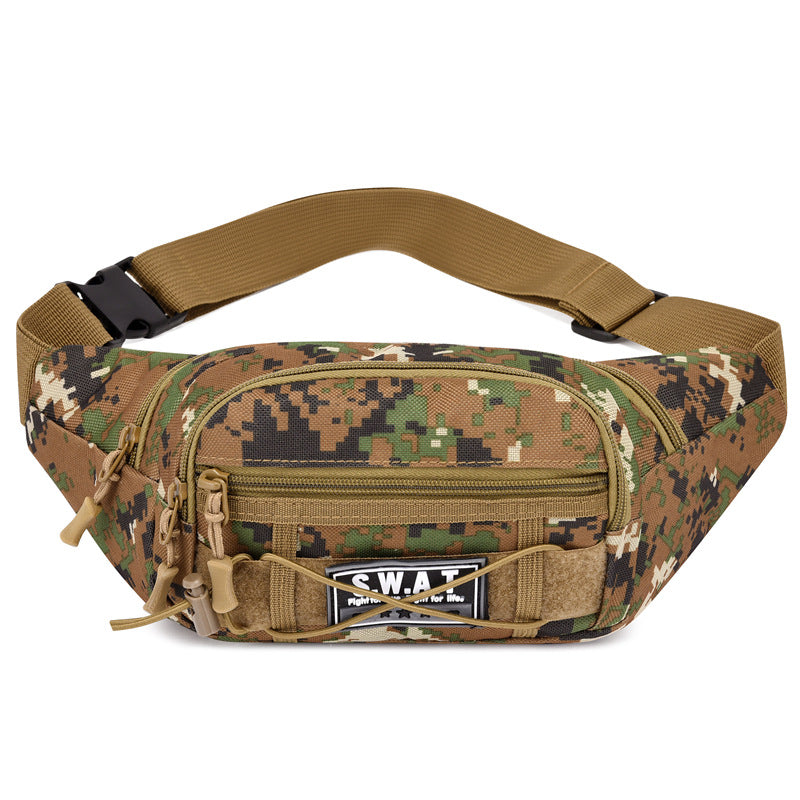 Camouflage Field Fashion Trendy Running Cycling Men's Waist Packs